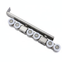 Stainless Steel Door Roller Effortless Glide Sliding Door Roller White Wheels