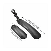 Children's Cycle Front Rear Mudguard Widened and Lengthened Adjustable Bike Splatter Guard Easy to Install