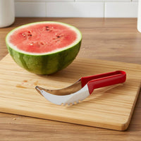 Stainless Steel Watermelon Cube Cutter Multi Functional Watermelon Slice Tool Rust Resistant Melon Cutter Scoop Easy to Clean for Home, Fruit Prep