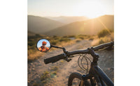 2 Pieces Safe Riding Mountain Bike Mirror Long-Lasting Bike Rearview Mirror for Cycling