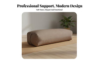 Comfortable Stretching Cushion Soft & Supportive Cylindrical Stretching Pillow High-Density Support for Yogis, Adults, Relaxation
