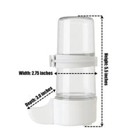 Automatic Water Dispenser Bird Waterer, Large and Small Bird Waterer, Bird Drinking Bottle, Hanging Water Feeder for Budgie Cockatiel