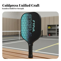 Long-Lasting Construction Fiberglass Pickleball Paddle Comfort Grip Pickleball Paddle Set Large Sweet Zone for Beginners, Seniors