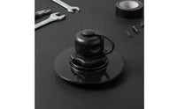 Inflation Fitting with Tethered Cap Black Inflation Fitting Easy to Turn Replacement Air Valves for Surfing Kites