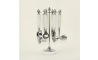 Bar Tool Organizer Sleek Cocktail Shaker Stand Organized Holder for Bartenders, Kitchen Counter