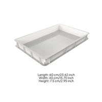 Rectangular Proofing Box with Lid Food-Grade Yeast Box with Lid Translucent Yeast Proofing Container Lidded for Bakers, Bakery, Kitchen