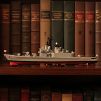 Shirane-Class Ship Model Nautical Helicopter Escort Ship Model Compact for Desk