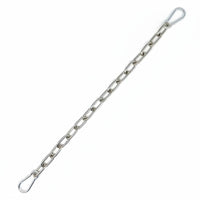 Gym Cable Attachment Metal Set Extension Chain with Carabiners Stainless Steel Cable Extension Chain for Athletes