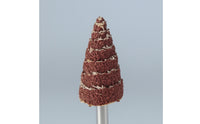50 Pieces Sandpaper Bits Polishing Conical Grinding Head with 6 Mm Shank Smooth Conical Sanding Cone with Shank for Craftsmen, Metalworking