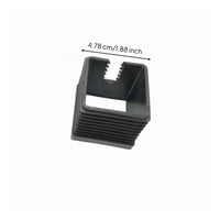 Ribbed Square Tube Reducer Sleeve Stepped Design Plastic Reducer Sleeve Hollow Square Tube Insert