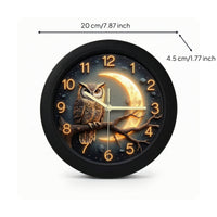 Wall Clock Silent Round Wall Clock Decorative for Bedroom, Shelf, Desk