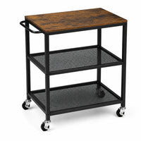 3D Printer Stand with Filament Storage Mobile 3D Printer Table with Filament Storage Smooth Mobility Space-Saving for Makers