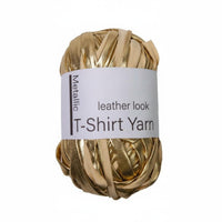 Glittery T-Shirt Yarn Washable Leather Look T-Shirt Yarn Resistant Glittery Material Strip for Home Decor Projects