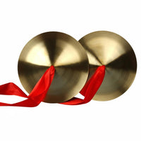 2 Pieces child-safe Small clash Cymbals vivid Sound Paired clash Discs Easy to Learn Percussion Instrument Portable for Preschoolers, Music Beginners, Kindergarten, Classroom, School Performance, Dance Studio