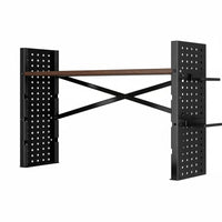 Multitier Storage screen Stand with Pegboard Space-Saving Pegboard screen Riser Ergonomic Height Desktop Shelf for Students, Remote Workers, gaming enthusiasts, Dorm Room, Workstation, Gaming Station