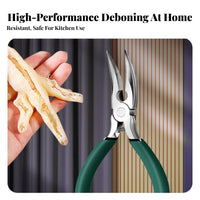 Chicken Feet Deboning Pliers Stainless Steel Boneless Chicken Feet Tool Fowl Bone Remover Tool Sturdy Duty for Restaurant