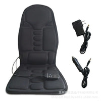 Heated Vibrating Car Massage Cushion with Handheld Controller