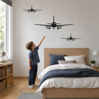 Airplane Metal Wall Art for Kids' Room Decor