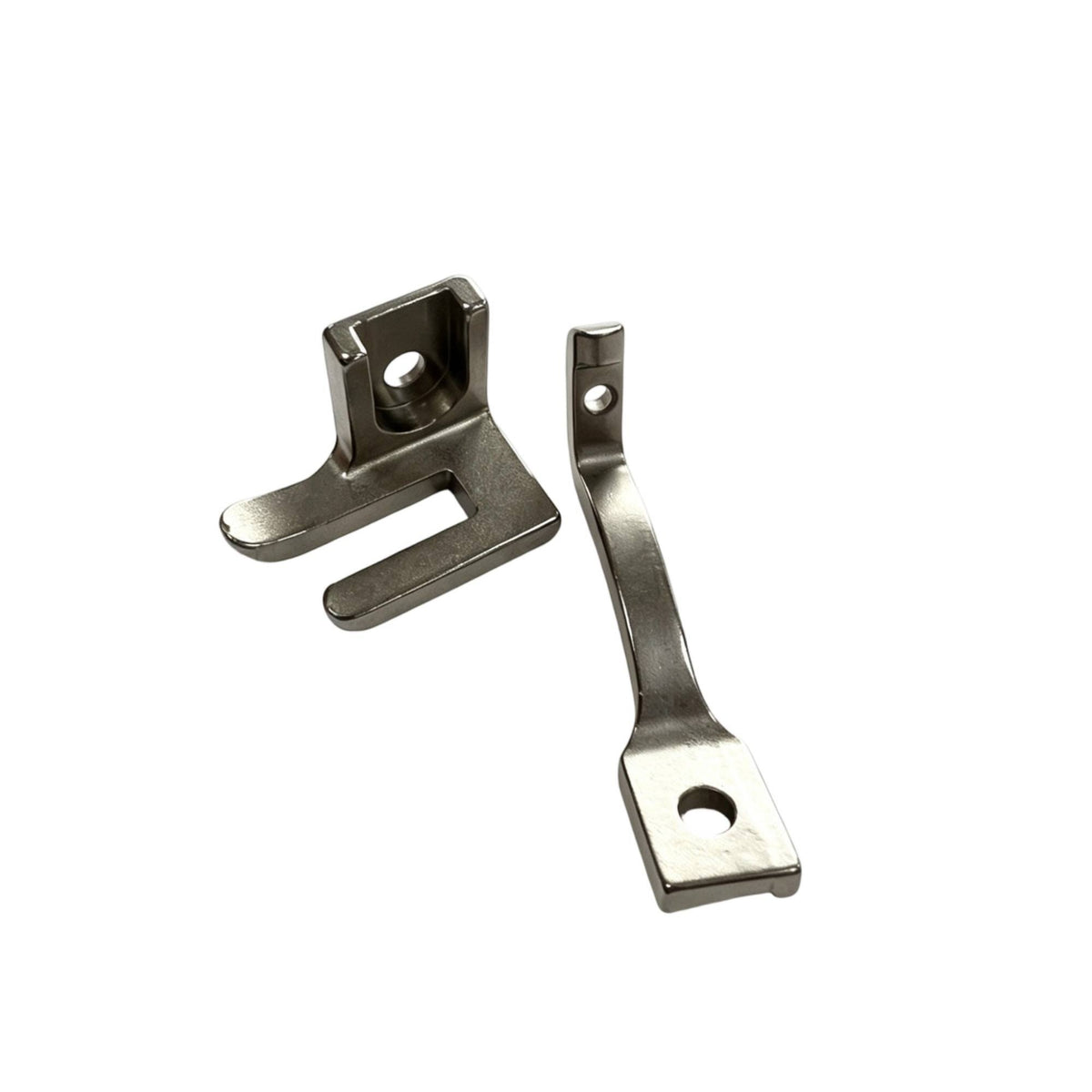 2 Pieces Stitching Apparatus Presser Feet Universal Stitching Apparatus Feet Silver Toned Hardware for Hobbyists