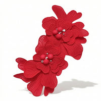 Floral Applique with Pin Double-Layer Applique with Brooch Pin Flower Brooch Decorative Elegant for Crafters