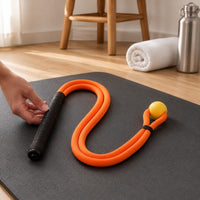 Nylon Golf Swing Practice Rope Grip Handle Golf Swing Rope Practice Aid Portable Training Aid Sturdy for Beginners