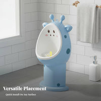 Easy to Clean Boys Standing Urinal Material Boys Training Urinal Splash Guard Toddler Standing Potty Adjustable Height for Toddlers