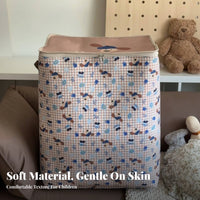 fastenered textile Box Large Capacity Closet Organizer Foldable for Dorm Room