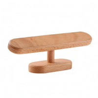 Rounded Edges Crossbar Jewelry Stand Wooden Bracelet Stand Stable Base Beaded Bracelet Holder Space Saving