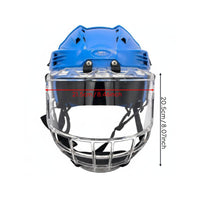 Hockey Helmet Anti-Fog Transparent Visor Helmet Impact Resistant Clear Hockey Face Visor
