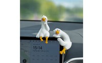 2 Pieces Dashboard Duck Adorable Car Duck with Display Hook Adorable for Drivers