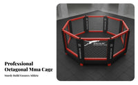 MMA Eight-Sided Cage Heavy Duty Competition Fighting Arena Professional Freestanding Fighting Cage for Gym Owners, Athletes, Training Center