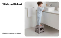 Hollowed-hollow Design Perforated Plastic Stool Non-Slip Footstool adaptable Household Utility sturdyDuty for Children, young children, Bathroom, Kitchen, Living Room, Bedroom
