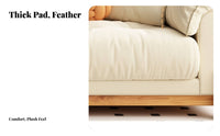 3-Seater Straight Sofa Japanese aesthetic Couch Small Apartment suitable for Home Furniture for Homeowners, Families, Living Room, Lounge Area