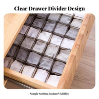 3 Pieces Underwear Storage Box Set Foldable Closet retrieveory cleanable for Adults