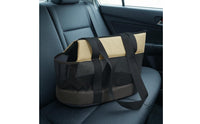 Zippered Top Mesh Pet Carrier Bag Ventilated Soft-Sided Pet Tote Lightweight