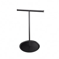 Horizontal Bar Jewelry Stand Tabletop Horizontal Bar Necklace Organizer Stand Modern Necklace Holder for Dresser
