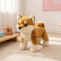 Akita Inu Stuffed Toy Soft Akita Dog Stuffed Toy Standing for Bedroom Decor
