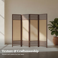 Nordic & aesthetic Folding Panel Screen Freestanding Folding Panel Divider Woven Panels Room Partition Portable for Apartment Dwellers, Interior Designers, sectionice Workers, Entryway, Bedroom, Classroom