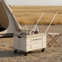 Foldable Storage Box Portable Trunk Storage Box Heavy Duty Home Organization for Picnic, Travel
