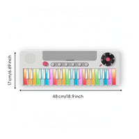 Electronic Kids Piano Built-in Speakers Tabletop Keyboard Multifunctional Toy Piano for Young Children