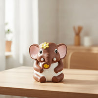 Elephant Planter Cute Planter Figurine Cartoon Pot Hug for Collectors, Desk