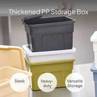 Industrial Storage Box, Stackable Plastic Organizer
