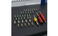 39 Pieces Refrigeration Component Core Assortment with Removal Tools Metal Climate Control Refrigeration Component Core Kit Threaded Hardware