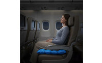 Square 25-Hole Cushion Even Weight Distribution Air-Filled Seat Pad Easy to Inflate Pressure Relief Pad for Office Workers Women, Car