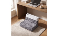 Electric Foot Warmer Heated Foot Enclosure with Washable Lining Soft Appliance for Office Workers, Students, Desk, Home