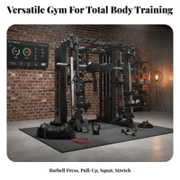 Multi-Functional Guided Machine Full Body Workout Comprehensive Guided Machine Fully Adjustable Comprehensive Home Gym for Beginners, Bodybuilders