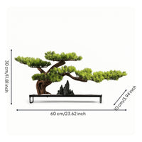 Indoor Fake Conifer Bonsai Tabletop Artificial Bonsai Tree Decorative Artificial Conifer Ornament Minimalist for Hotel