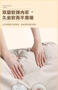林氏家居可躺可睡人类狗窝懒人沙发卧室飘窗小沙发林氏木业TDY126 【科技绒款|冰川绿】TDY126-A中号榻榻米