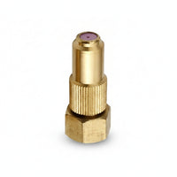 Threaded Adjustable Spray Nozzle Knurled Grip Brass Spray Nozzle Hexagonal Base Sprayer Part