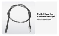 Powerful Clog Removal Olive Head Drain Cleaner Navigates Bends Flexible Pipe Dredging Tool Long-Lasting Construction for Toilet, Kitchen